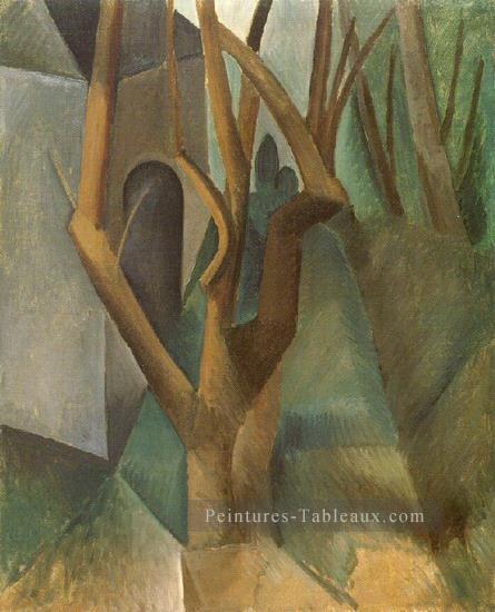 Paysage 3 1908 cubisme Pablo Picasso Peintures à l'huile